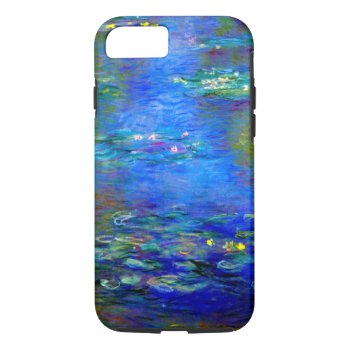 Monet Water Lilies V4 Iphone 8/7 Case by designdivastuff at Zazzle