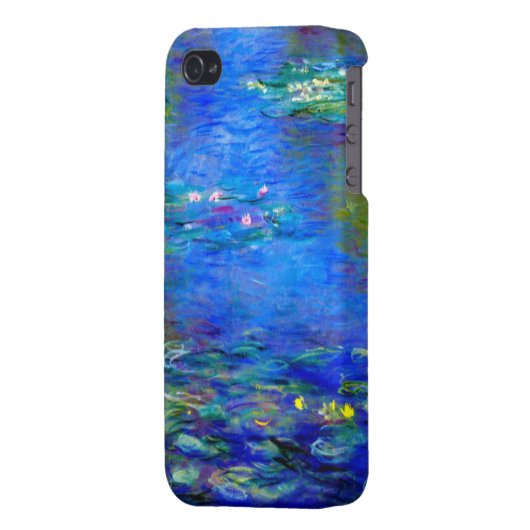 Monet Water Lilies v4 iPhone Case (Back Left)