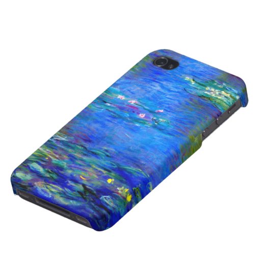 Monet Water Lilies v4 iPhone Case (Bottom)