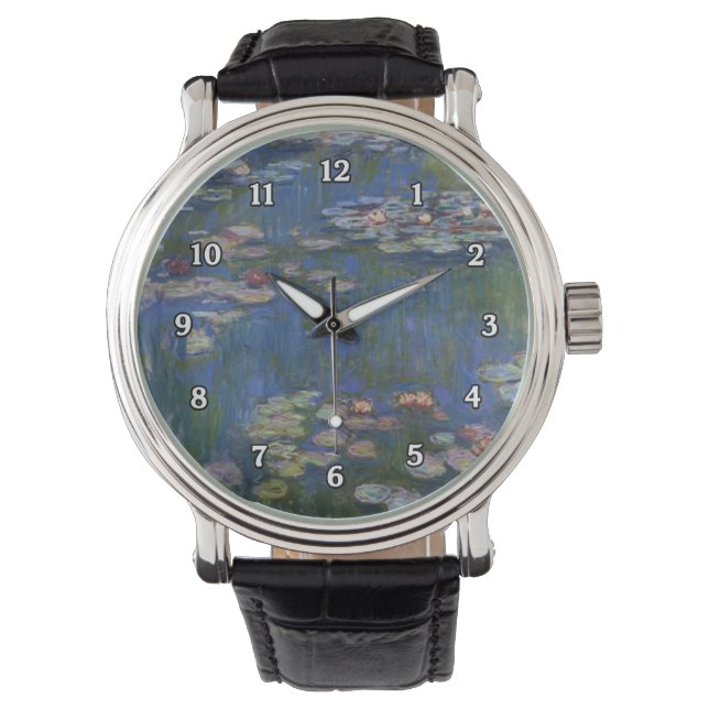 Monet Water Lilies Wristwatch (Front)