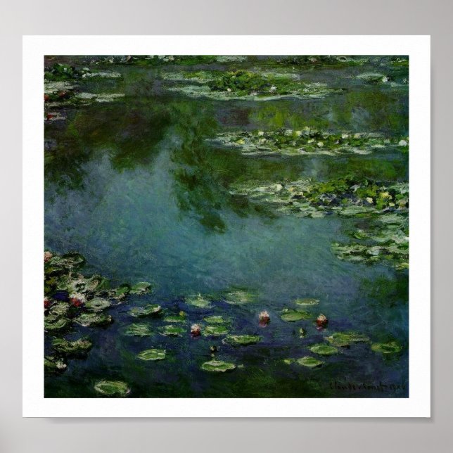 Monet Water Lillies Poster (Front)