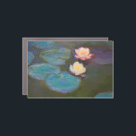 Monet Water Lily Lilies Pond Waterlilies Painting Car Magnet<br><div class="desc">Claude Monet Nympheas,  1897-98. A simple french impressionism painting by famous painter Claude Monet,  all about water lilies. A classic impressionist water lily painting.</div>