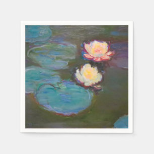 Monet Water Lily Lilies Pond Waterlilies Painting Napkins