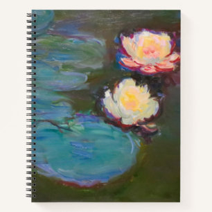 Monet Water Lily Lilies Pond Waterlilies Painting Notebook