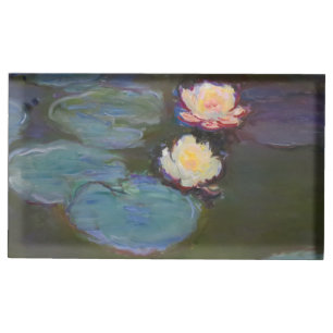 Monet Water Lily Lilies Pond Waterlilies Painting Place Card Holder