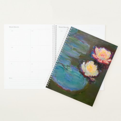 Monet Water Lily Lilies Pond Waterlilies Painting Planner