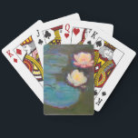 Monet Water Lily Lilies Pond Waterlilies Painting Poker Cards<br><div class="desc">Claude Monet Nympheas,  1897-98. A simple french impressionism painting by famous painter Claude Monet,  all about water lilies. A classic impressionist water lily painting.</div>