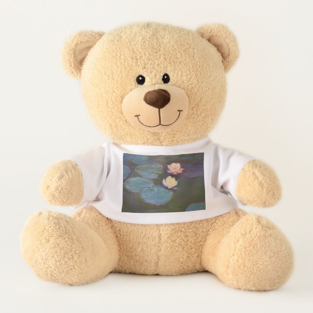 Monet Water Lily Lilies Pond Waterlilies Painting Teddy Bear (Front)