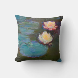 Monet Water Lily Lilies Pond Waterlilies Painting Throw Pillow