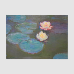 Monet Water Lily Lilies Pond Waterlilies Painting Tissue Paper