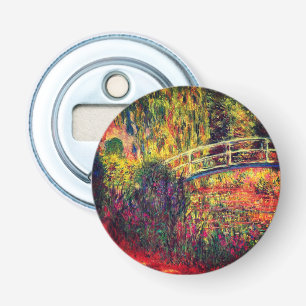 Monet Water Lily Pond and Water Irises Bottle Opener