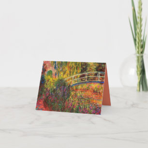 Monet Water Lily Pond and Water Irises Invitation