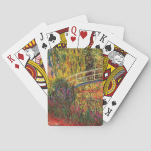 Monet Water Lily Pond and Water Irises Poker Cards