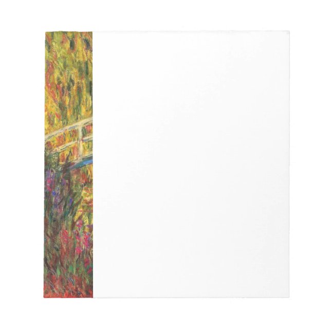 Monet Water Lily Pond and Water Irises Updated Notepad (Front)