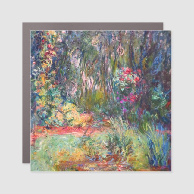 Monet Water Lily Pond Car Magnet (Front)