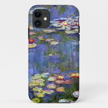Monet Water Lily Pond Fine Art Iphone 11 Case by monet_paintings at Zazzle