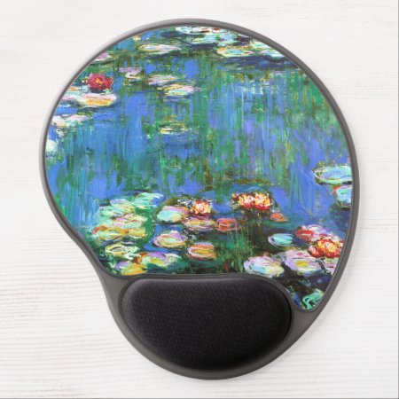 Monet Water Lily Pond Gel Mouse Pad