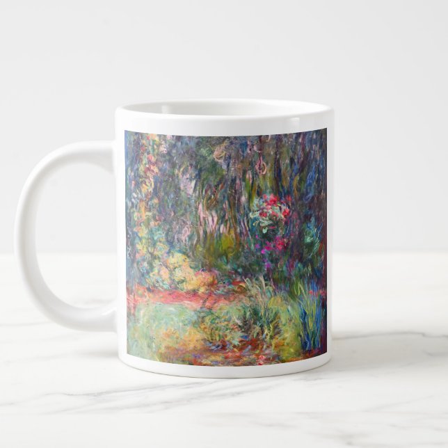 Monet Water Lily Pond Giant Coffee Mug (Left)