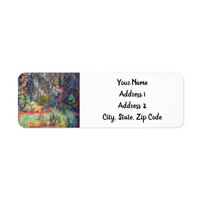 Monet Water Lily Pond Label (Front)