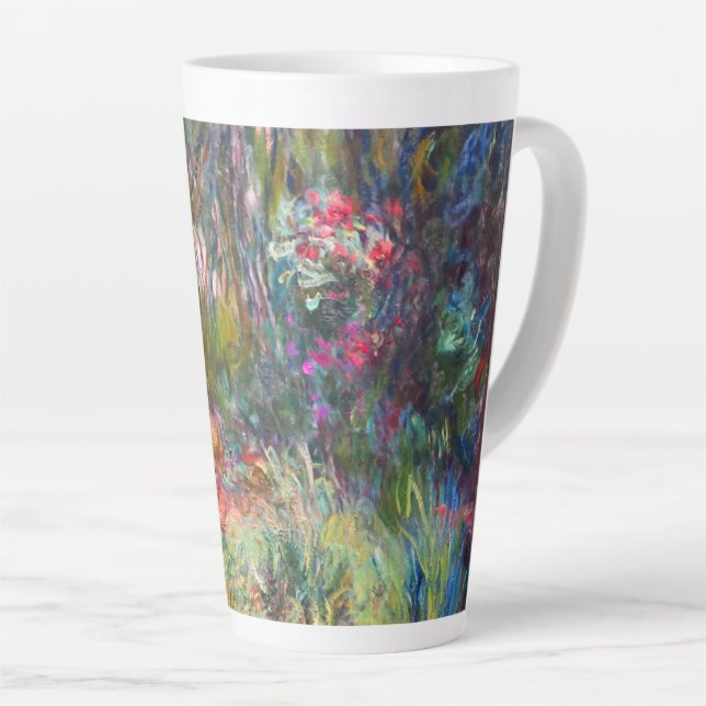 Monet Water Lily Pond Latte Mug (Right Angle)