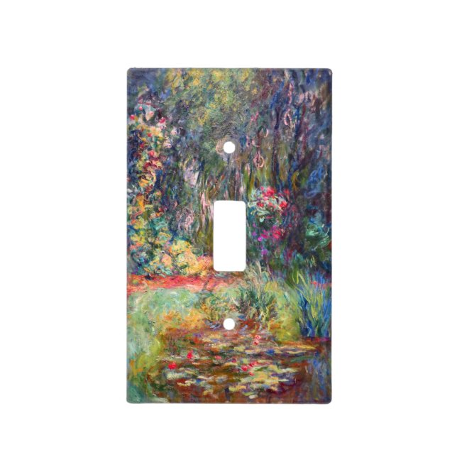 Monet Water Lily Pond Light Switch Cover (Front)