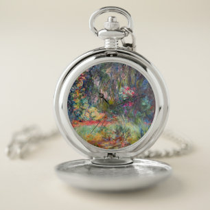 Monet Water Lily Pond Pocket Watch