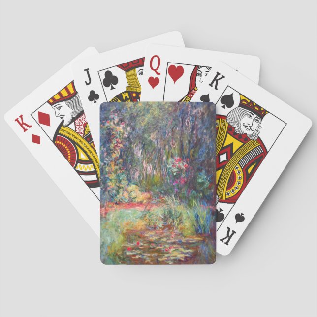 Monet Water Lily Pond Poker Cards (Back)