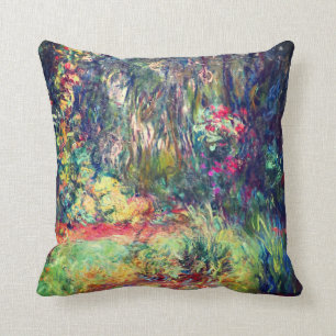 Monet Water Lily Pond Throw Pillow