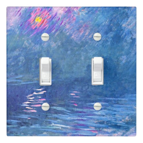Monet _ Water Loo Bridge vintage Impressionism Light Switch Cover