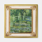 Monet Waterlilies and Bridge Masterpiece Magnet