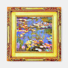 Monet Waterlilies Framed, Fine Art
