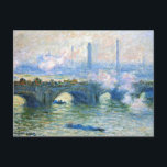 Monet - Waterloo Bridge, London, Postcard<br><div class="desc">Waterloo Bridge,  London,  famous painting by Claude Monet</div>