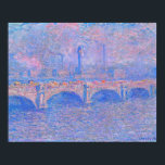 Monet - Waterloo Bridge, Sunlight Effect, Poster<br><div class="desc">Waterloo,  Sunlight Effect,  popular painting by Claude Monet.</div>