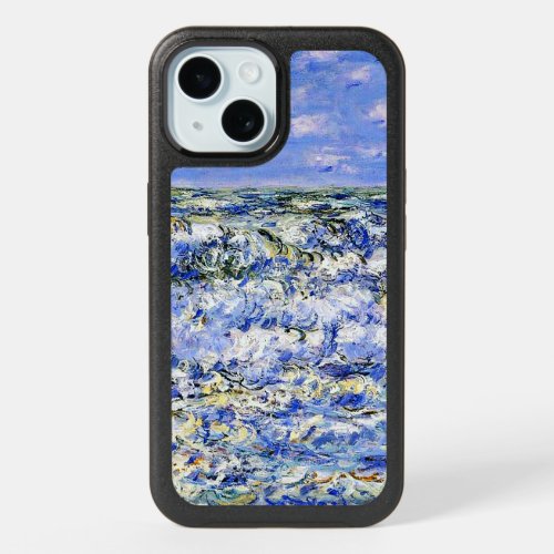 Monet _ Waves Breaking famous artwork iPhone 15 Case