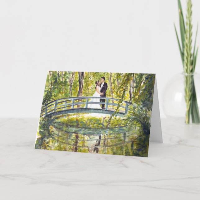 Monet wedding card (Front)