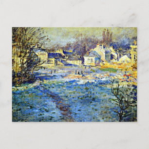 Monet - White Frost,  Postcard
