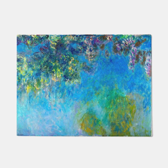 Monet Wisteria Fine Art Doormat (Front)