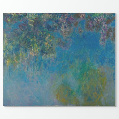 MONET WISTERIA PAINTING DECOUPAGE WRAPPING PAPER