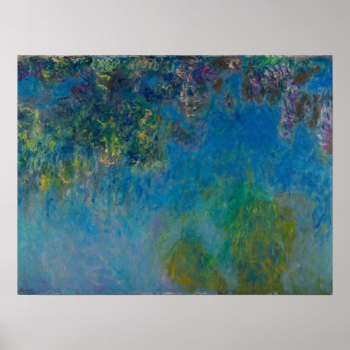 Monet _ Wisteria Poster