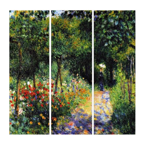 Monet _ Woman at the Garden fine art painting