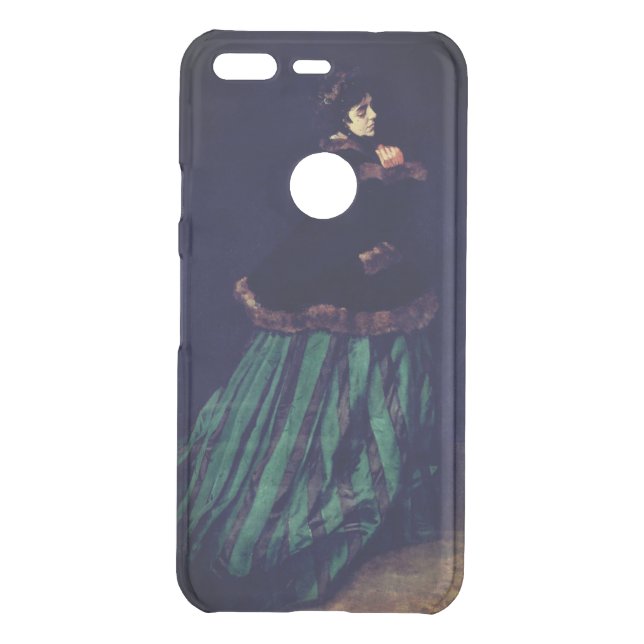 Monet Woman in Green Dress Uncommon Google Pixel Case (Back)