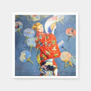 Monet Woman in Japanese Costume Napkins
