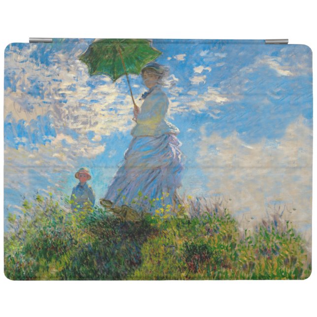 Monet Woman Parasol Impressionism iPad Smart Cover (Horizontal)