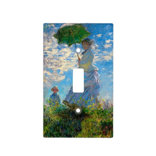 Monet Woman Parasol Impressionism Light Switch Cover