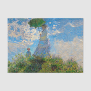 Monet Woman Parasol Impressionism Tissue Paper