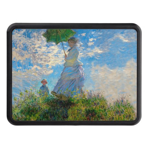 Monet Woman Parasol Impressionism Tow Hitch Cover