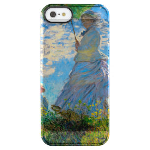 Monet Woman Parasol Impressionism Clear iPhone SE/5/5s Case