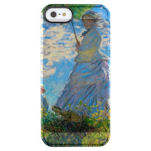 Monet Woman Parasol Impressionism Clear iPhone SE55s Case
