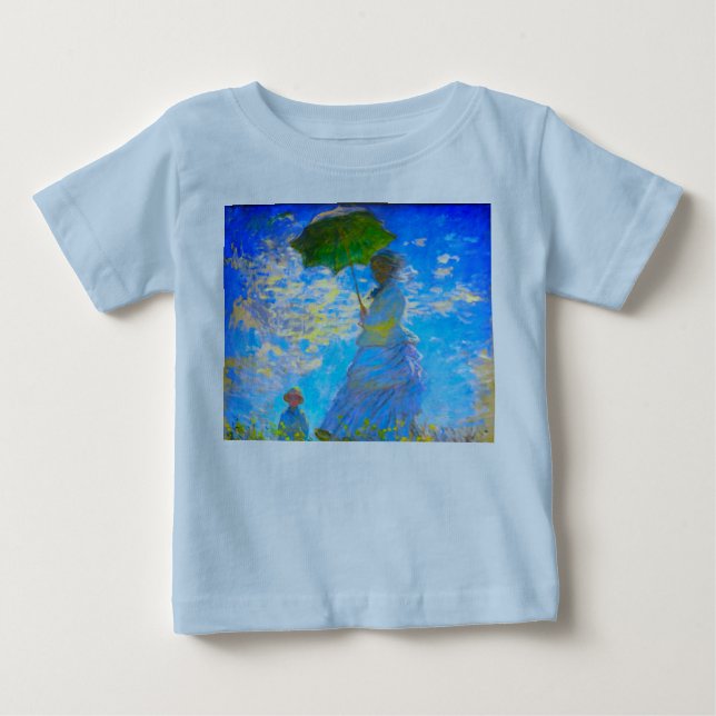 Monet Woman with a Parasol Baby T-Shirt (Front)