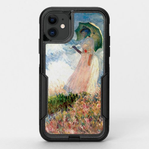 Monet Woman with a Parasol Facing Left OtterBox Commuter iPhone 11 Case